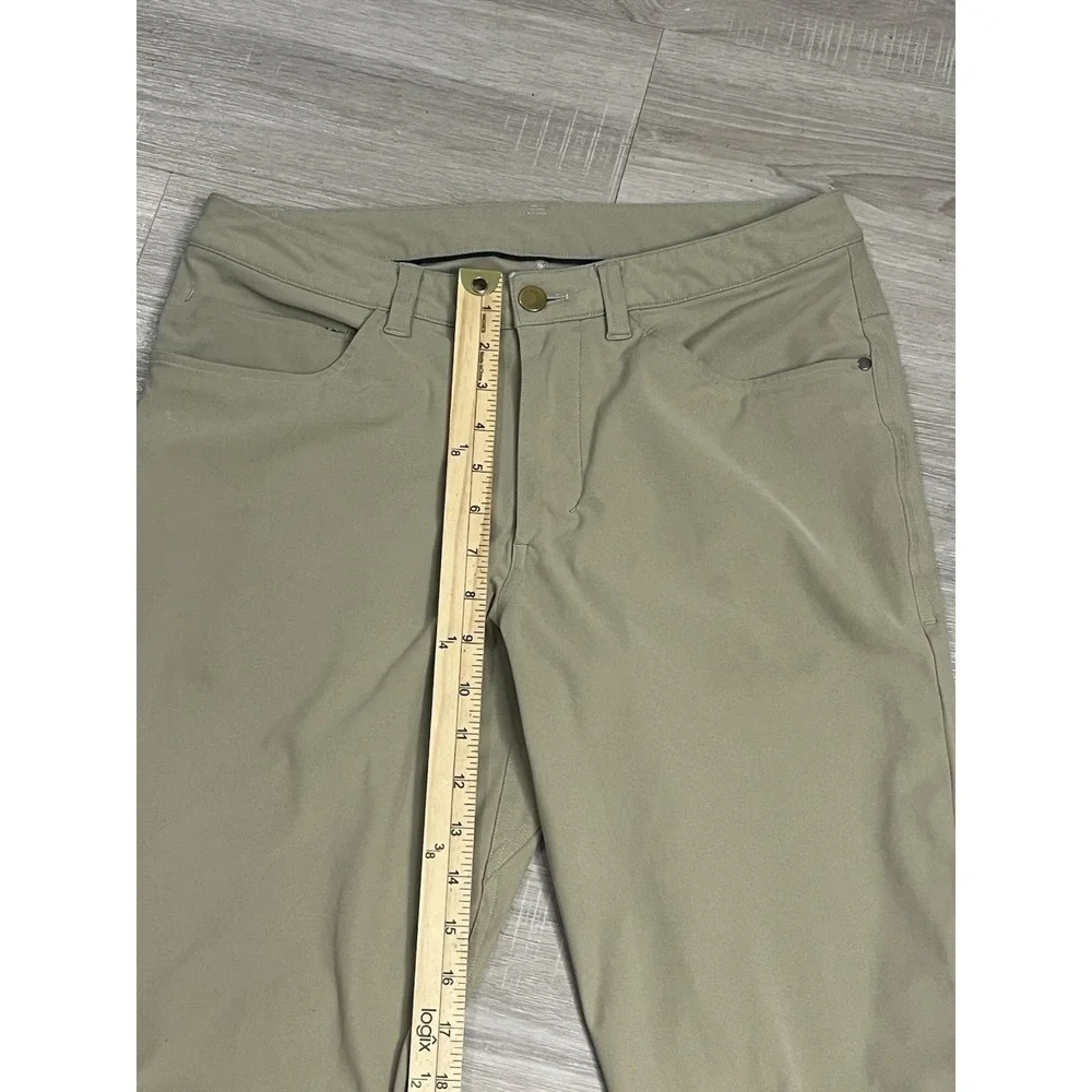 Lululemon Pants Mens 30x30 Tan Commission Zip Pocket Trouser Ventilated